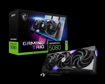 CARTE GRAPHIQUE MSI RTX 5080 16G GAMING TRIO OC BLACK