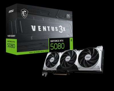 CARTE GRAPHIQUE MSI RTX 5080 16G VENTUS 3X OC PLUS