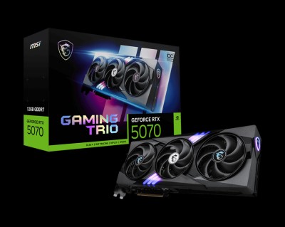 CARTE GRAPHIQUE MSI RTX 5070 12G GAMING TRIO OC BLACK