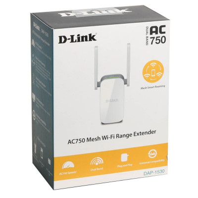 Range Extender Wi-Fi D-Link DAP-1530 AC750 Dual Band