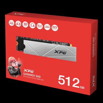 SSD ADATA XPG GAMMIX S60 BLADE 512GB PCIE GEN4X4 M.2