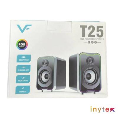 HAUT PARLEUR RGB BT/AUX/USB VINNFIER T25
