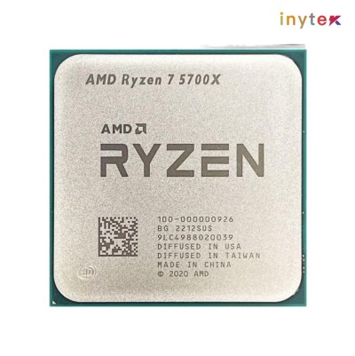 Processeur AMD AM4 RYZEN 7 5700X 8 COEURS 16 THREADS 3.4 GHZ/4.6 GHZ 36MO CACHE 65W TRAY