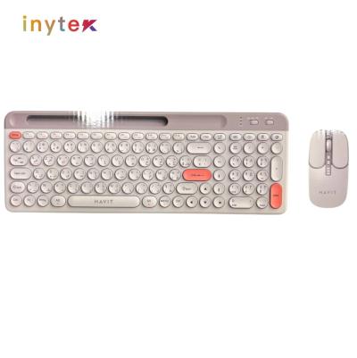COMBO clavier et souris sans fil HAVIT KB-835WB RECHARGEABLE+ BT + 2.4G