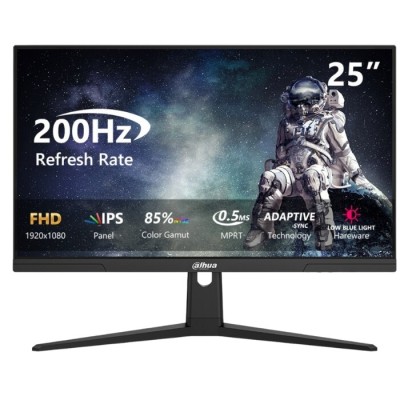 ECRAN GAMING DAHUA LM25-E231BN 200HZ 25 pouces DALL IPS FHD VESA RGB ADAPTIVE SYNC BLACK
