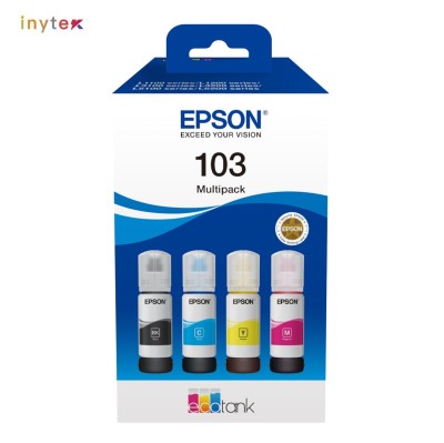 Pack bouteille encre  Couleur EPSON L3210-L3250 Original 103