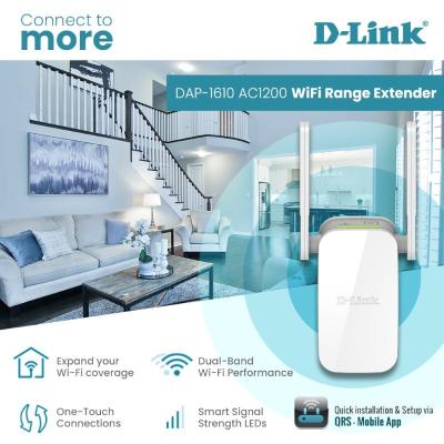 REPETEUR D-LINK AC1200 DAP-1610 MESH WIFI RANGE EXTENDER