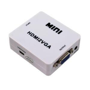 CONVERTISSEUR HDMI FEMELLE  TO VGA FEMELLE  AVEC AUDIO 1080P 