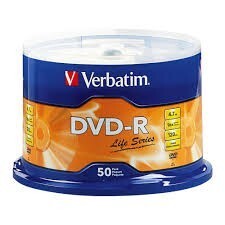 DVD VIERGE VERBATIM 4.7GO