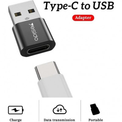 ADAPTATEUR TYP C TO USB YESIDO GS 09. - 