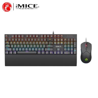 CLAVIER+SOURIS  MECANIQUE GAMING IMICE MK-X10