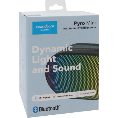 Baffle Soundcore Anker Pyro Mini Enceinte Bluetooth compact 6W, USB-C, 10 Heures d'autonomie