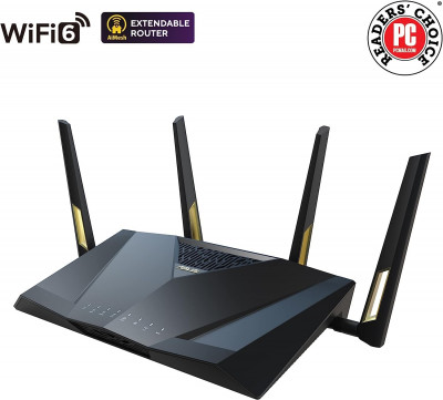 reseau-connexion-asus-rt-ax88u-pro-routeur-wifi-6-ax-6000-mbps-wan-lan-25-gbe-4-1-fibre-ftth-birkhadem-alger-algerie
