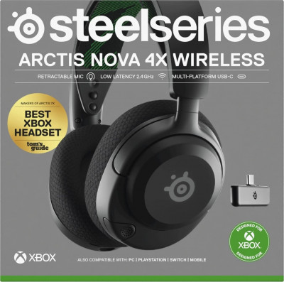 SteelSeries Arctis Nova 4X Casque gaming sans fil - compatible PC/Mac/Mobiles/Xbox