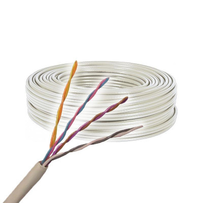 CABLE TELEPHONE ROND   4 PAIRE 200M