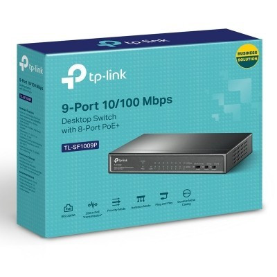 SWITCH POE 08+1 P 10/100 SF1009P TP-LINK