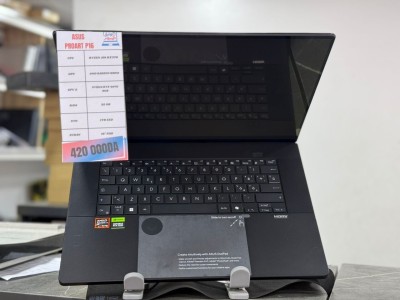 ASUS PROART P16 RYZENAI9 HX370 /RADEON 980 / RTX 4070 8GB/ 32GO / 1T SSD /ECRAN 16" 4K 