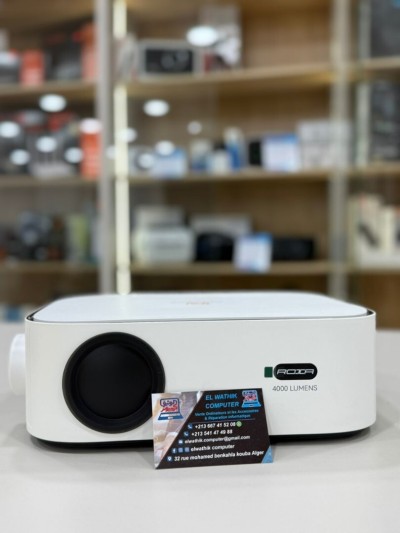 DATA SHOW ROXA DT-RXW40 - LED 4000 LUMENS - HDMI - USB - 1080P WUXGA FHD - LCD - PC & CONSOL WHITE