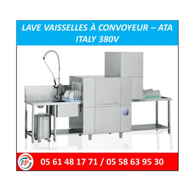 غذائي-lave-vaisselles-a-convoyeur-ata-italy-380v-شراقة-الجزائر