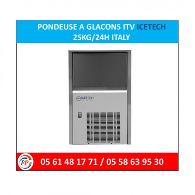 PONDEUSE A GLACONS ITV ICETECH 25KG/24H ITALY