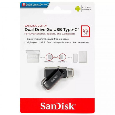 flash-disque-cle-usb-type-c-sandisk-ultra-dual-drive-go-512go-pour-telephonesordinateurs-portablestablettes-cheraga-alger-algerie