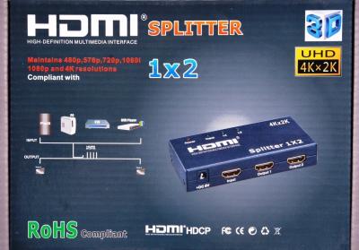 Splitter / Répartiteur HDMI 2 ports compatible 4K 