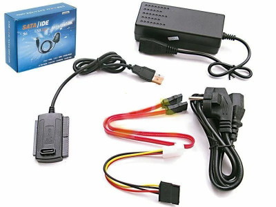 Câble convertisseur adaptateur adaptateur SATA/IDE vers USB 2.0 pour disque dur 2,5 / 3,5