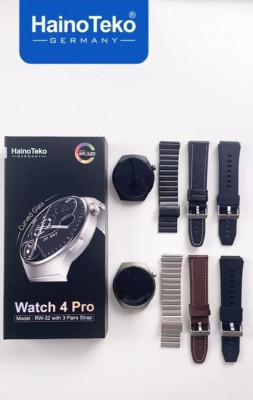 Haino Teko Watch 4 Pro RW32 Montre intelligente à écran Amoled incurvé 3 bandes