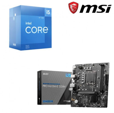 processeur-kit-upgrade-i5-12400f-carte-mere-msi-pro-h610m-e-ddr4-alger-centre-algerie