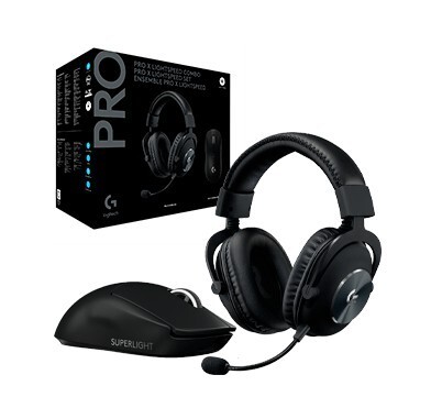 COMBO LOGITECH PRO X LIGHTSPEED CASQUE + SOURIS WIRELESS 