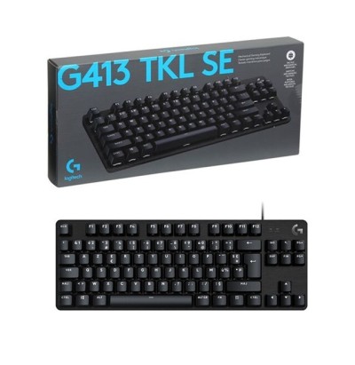 CLAVIER LOGITECH G413 TKL SE SWITCH MECANIQUE TACTILE