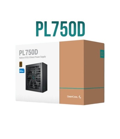 ALIMENTATION DEEPCOOL PL750D 80PLUS BRONZE BK 750W