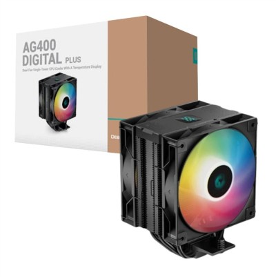 AIR COOLING DEEPCOOL AG400 DIGITAL PLUS ARGB BLACK
