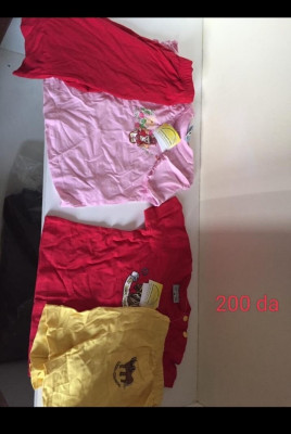 hauts-et-t-shirts-lot-vetement-enfants-bebes-shirt-ensemble-jupes-grenouilleres-de-0-a-4-ans-hassi-messaoud-ouargla-algerie