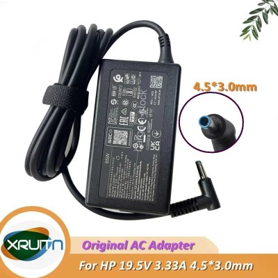 CHARGEUR HP FICHE BLEUE MODEL TPN-LA16 19.5V 3.33A 65.0W