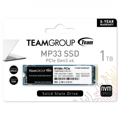 SSD TEAMGROUP MP33 1TB NVMe PCIe GEN3 X4
