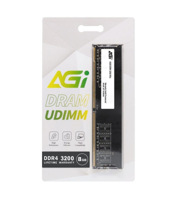 MEMOIRE AGI DDR4 8G 3200 UDIMM AGI320008UD138