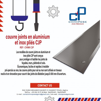 industrie-fabrication-couvre-joint-en-aluminium-et-inox-plies-cjp-khemisti-tipaza-algerie