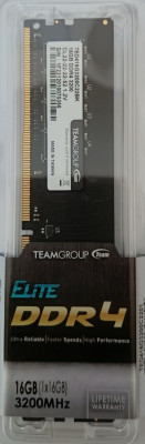 DDRAM 16GB DDR4 TEAMGROUP ELITE PC3200 (PC DE BUREAU)