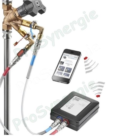 appareil de mesure pour le diagnostic et l'équilibrage hydraulique CVC Chauffage, Ventilation