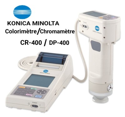 Analyseur de couleurs Colorimètre CR-400 Konica Minolta pour contrôle des couleurs des matériaux