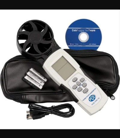 Débitmètre d'air multifonction PCE-THA 10