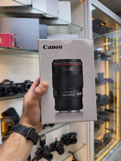 Canon 100mm f/2.8L Macro is USM + Par-Soleil Disponible Chez Morsi store dz