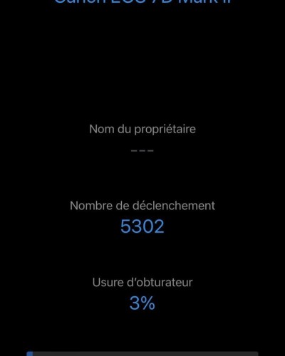 Canon 7D Mark II 5K Clics + 50mm f/1.4