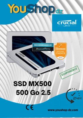 SSD interne Crucial MX500 500 Go 2,5