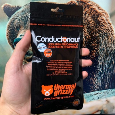 Thermal Grizzly Conductonaut Extreme - 1G Ultra High Performance Liquid Metal Compound Thermal Paste