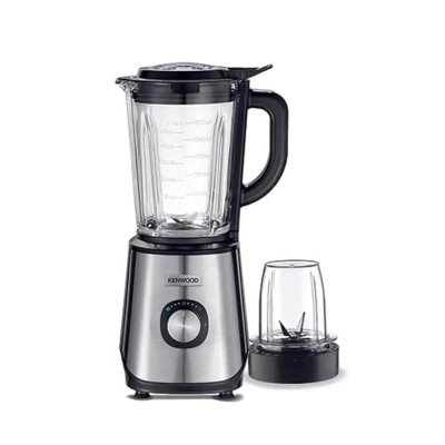 Kenwood Blender en verre - 1000w - inox - 1.5L-2 vitesse - BLM45.240S - mini hachoir inclus