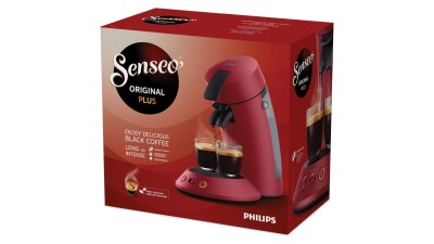 Philips Machine a café capsules 1450W 0.7L Avec Technologie Booster D'Arômes Senseo Plus CSA210