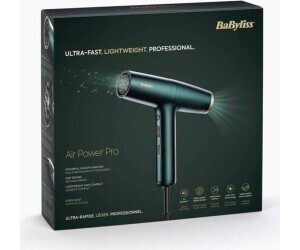 Seche cheveux D6555DE - Air Power Pro VERT - 1700W - 3 vitesses d'air et 4 température- diffuseur 