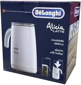 Delonghi Mousseur à lait Alicia EMF2 - Mousseur à lait - 250 ml - 500 Watt - blanc